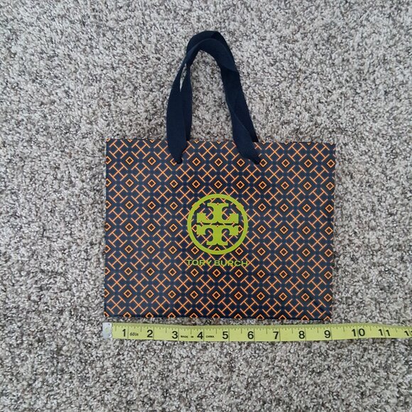 NEW Tory Burch Gift Bag With Handles Paper Bag Wrap Decor Size Small - Picture 5 of 7